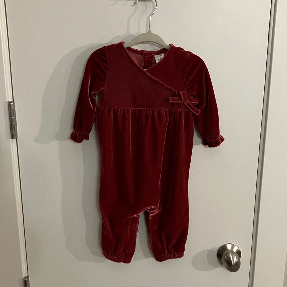 Elegant Burgundy Kids Footie by [Brand]